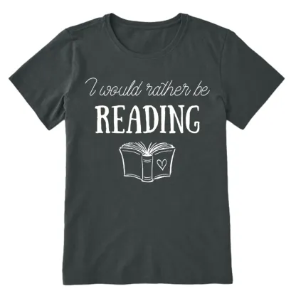 Pagewings I Would Rather Be Reading Unisex Classic T-shirt