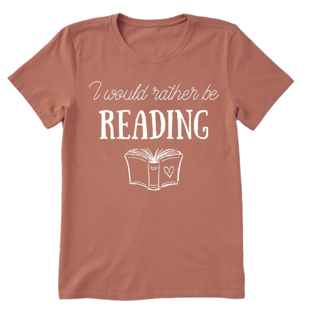 Pagewings I Would Rather Be Reading Unisex Classic T-shirt