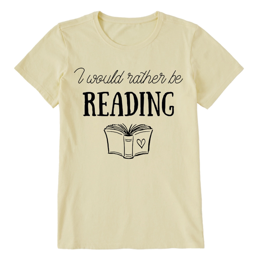 Pagewings I Would Rather Be Reading Unisex Classic T-shirt