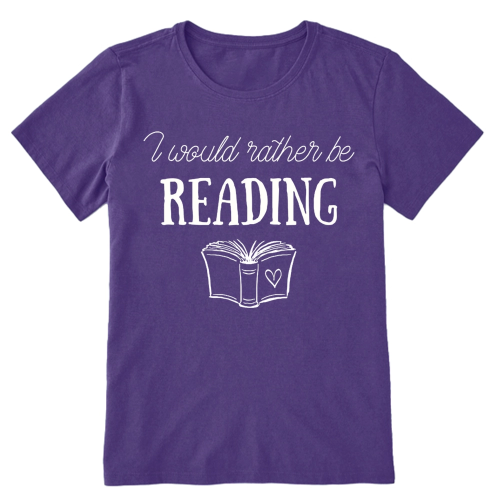 Pagewings I Would Rather Be Reading Unisex Classic T-shirt