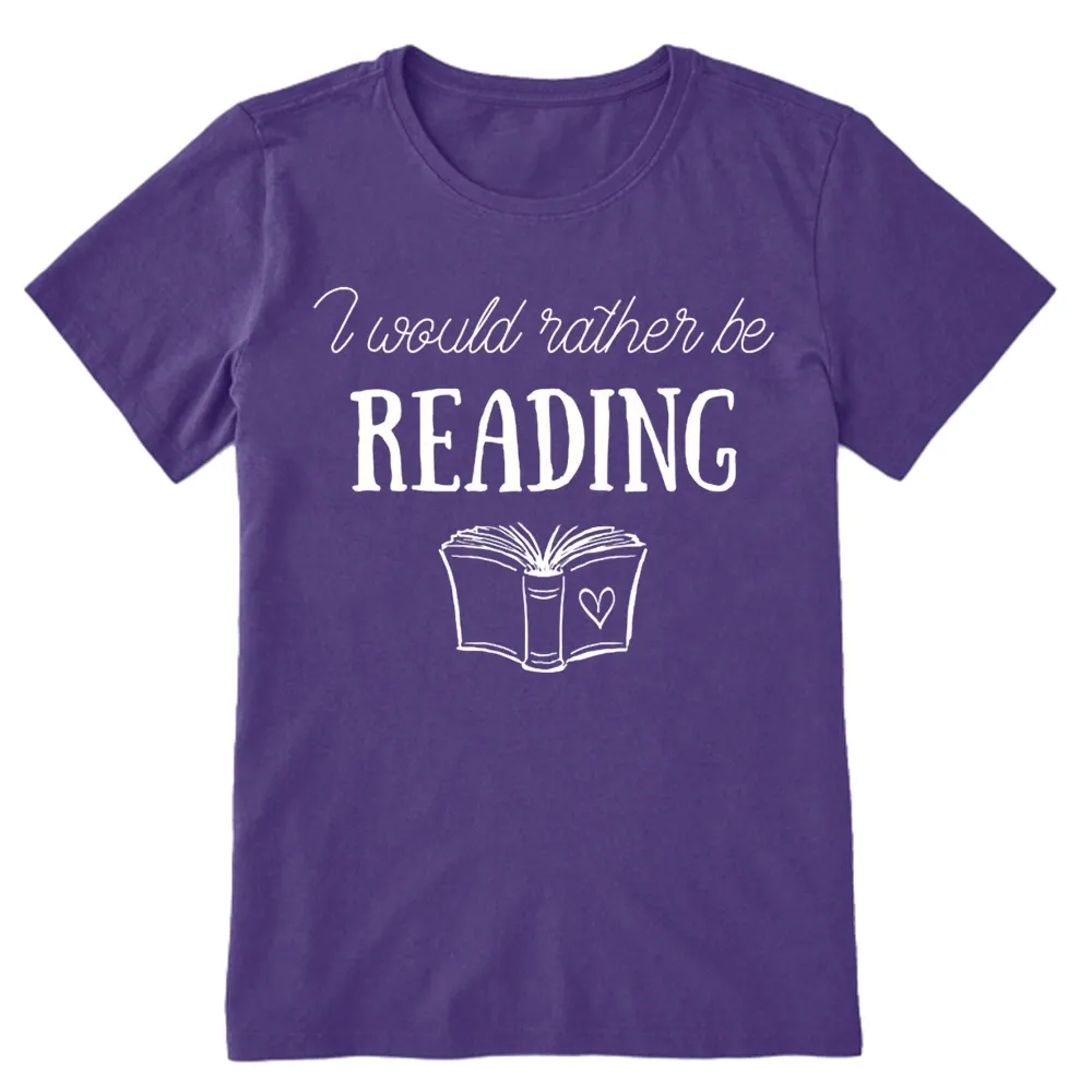 Pagewings I Would Rather Be Reading Unisex Classic T-shirt