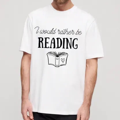 Pagewings I Would Rather Be Reading Unisex Classic T-shirt