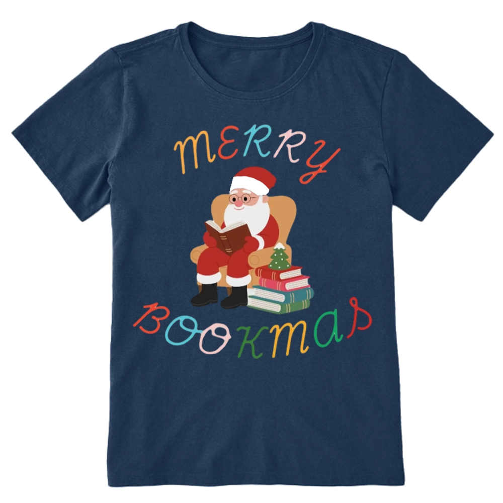Pagewings Merry Bookmas Christmas Unisex Classic T-shirt