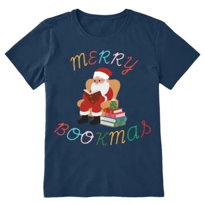 Pagewings Merry Bookmas Christmas Unisex Classic T-shirt
