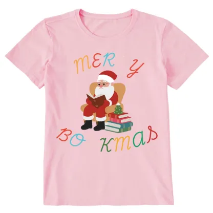 Pagewings Merry Bookmas Christmas Unisex Classic T-shirt