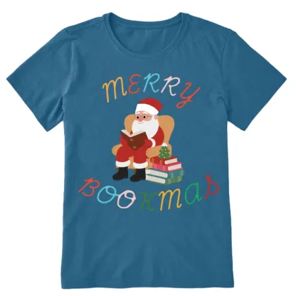 Pagewings Merry Bookmas Christmas Unisex Classic T-shirt