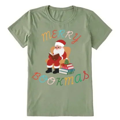 Pagewings Merry Bookmas Christmas Unisex Classic T-shirt
