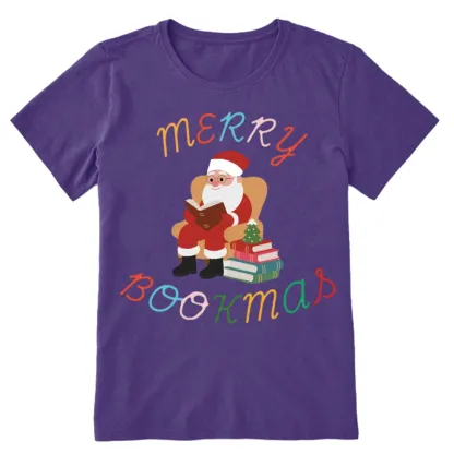 Pagewings Merry Bookmas Christmas Unisex Classic T-shirt