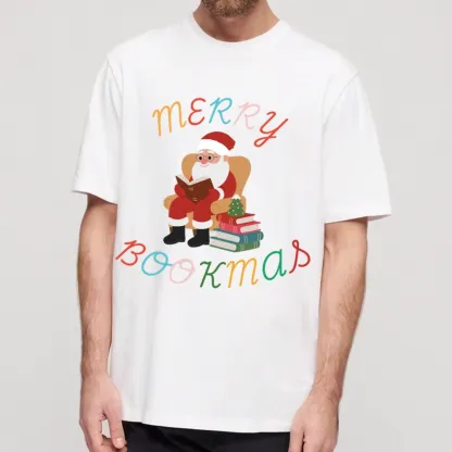 Pagewings Merry Bookmas Christmas Unisex Classic T-shirt