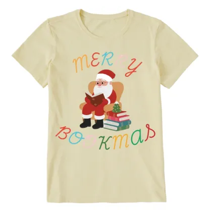 Pagewings Merry Bookmas Christmas Unisex Classic T-shirt