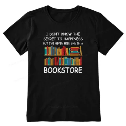 Pagewings I've Never Been Sad In A Bookstore Unisex Classic T-shirt
