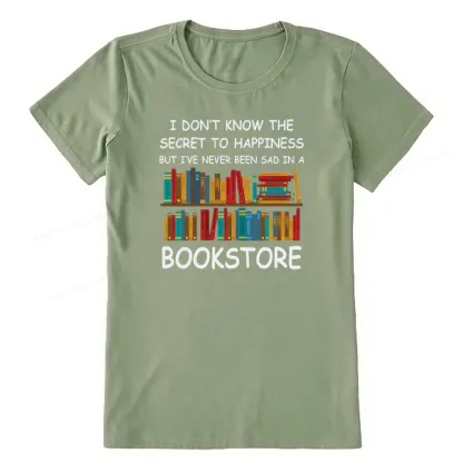 Pagewings I've Never Been Sad In A Bookstore Unisex Classic T-shirt