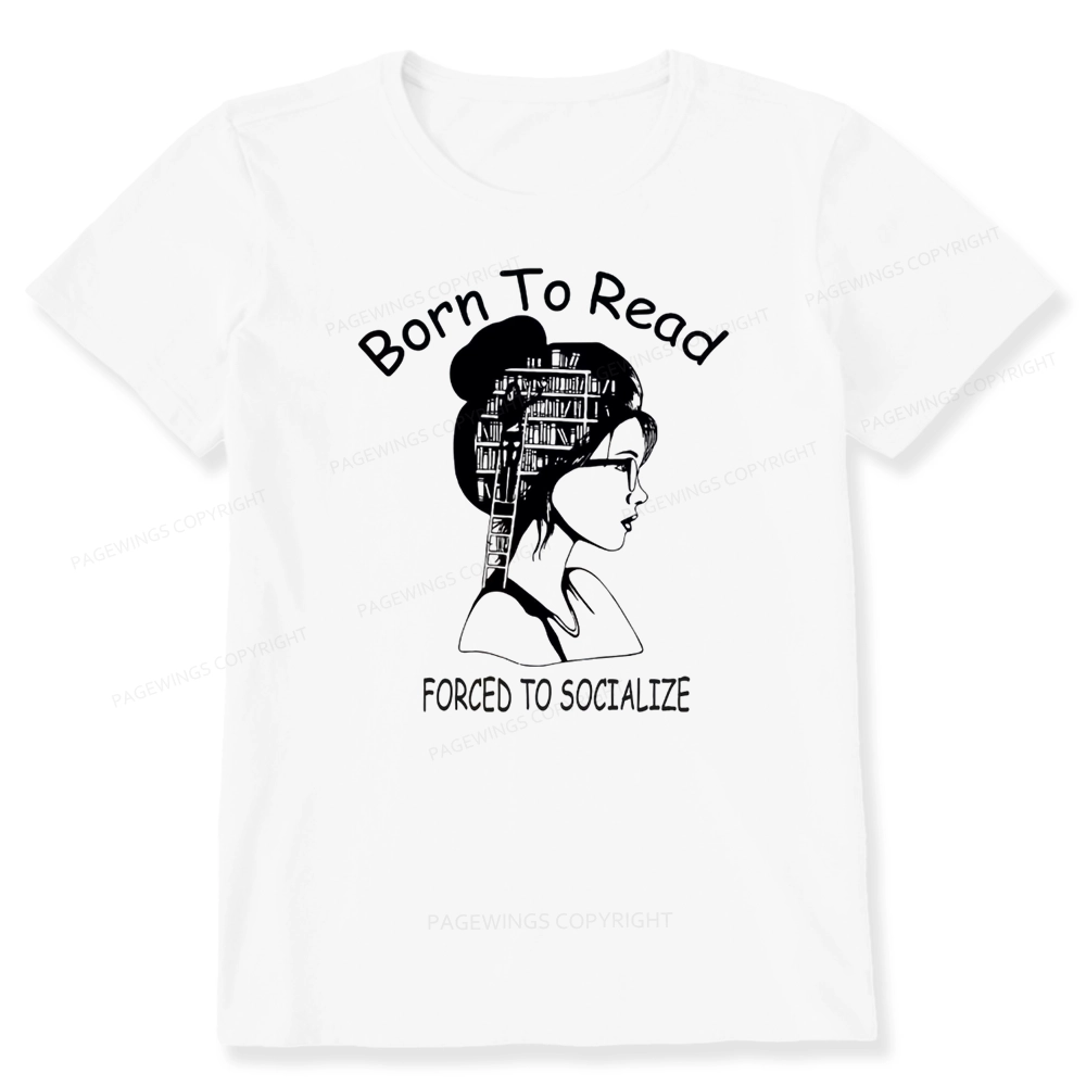 Pagewings Born To Read Unisex Classic T-shirt