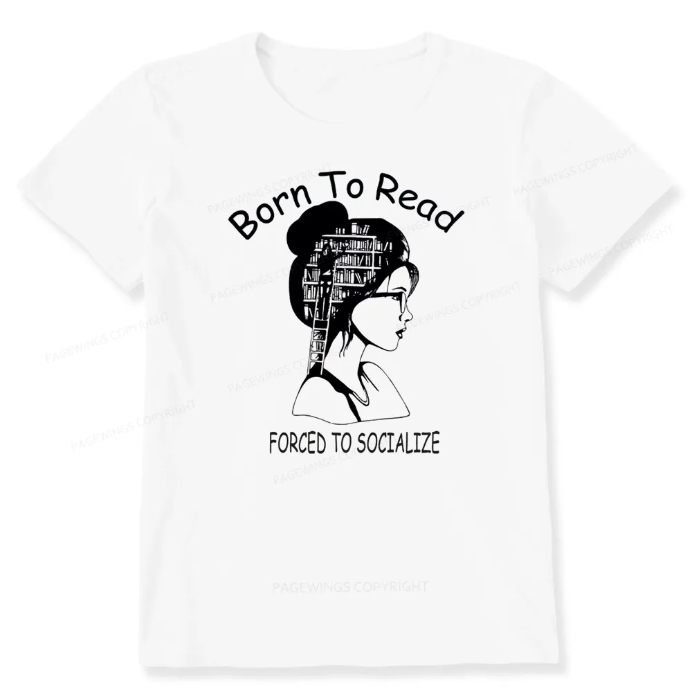 Pagewings Born To Read Unisex Classic T-shirt