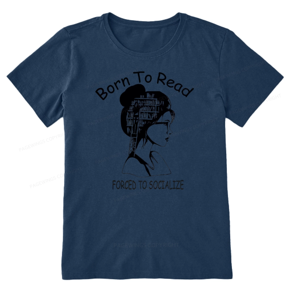 Pagewings Born To Read Unisex Classic T-shirt