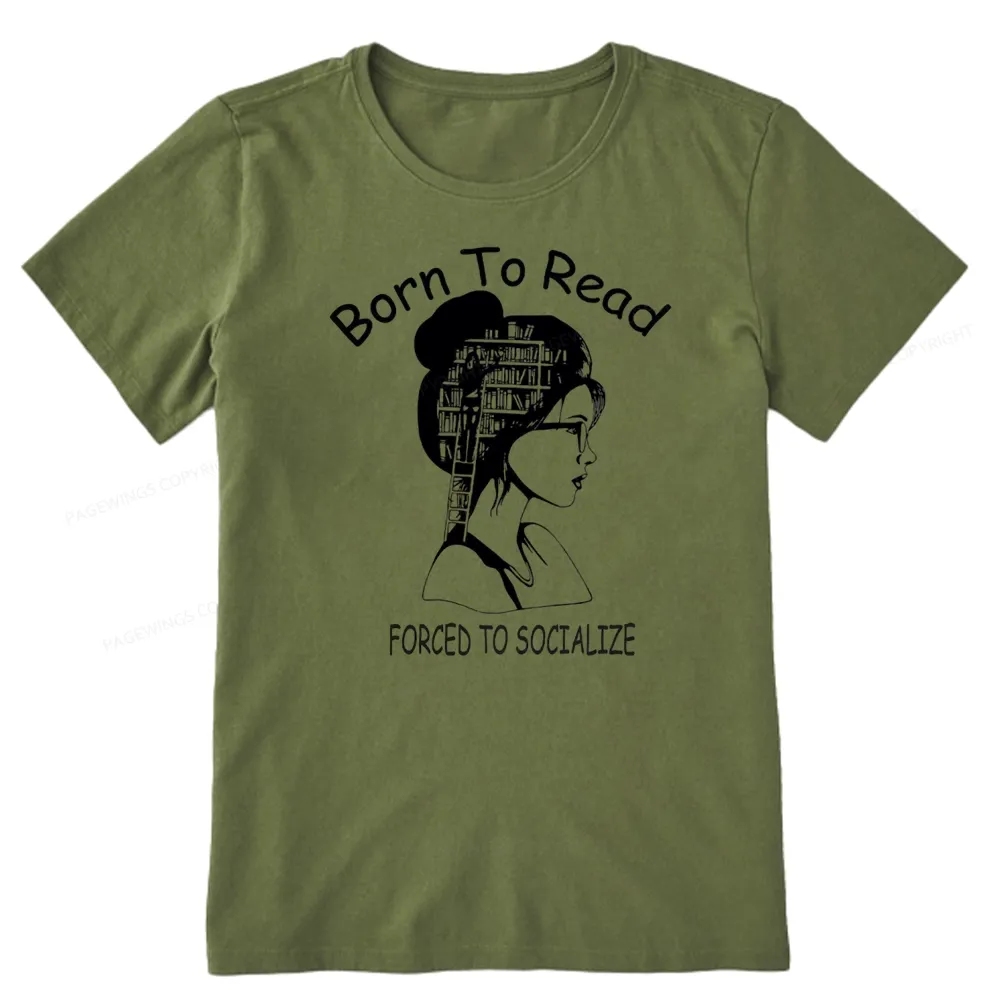 Pagewings Born To Read Unisex Classic T-shirt