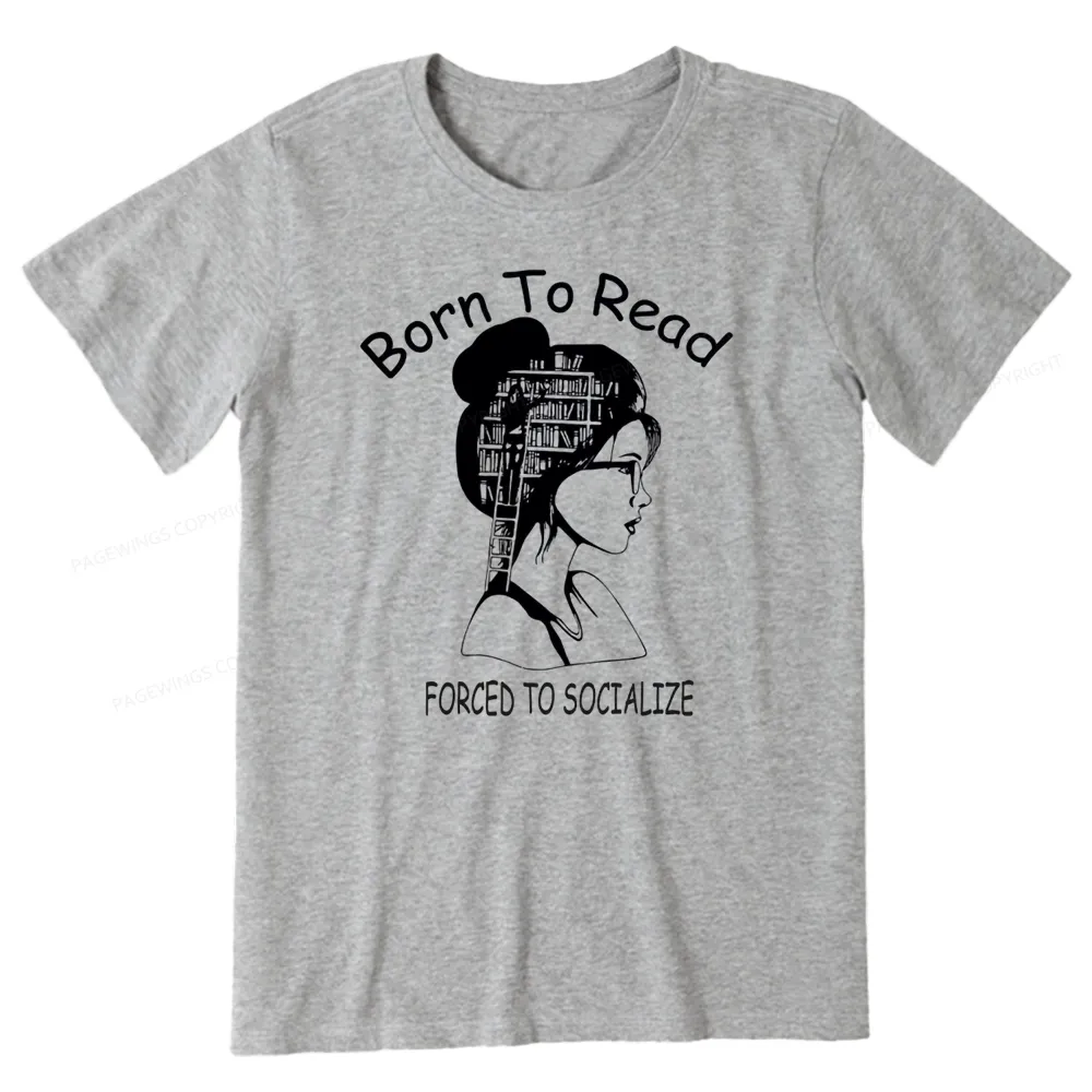 Pagewings Born To Read Unisex Classic T-shirt