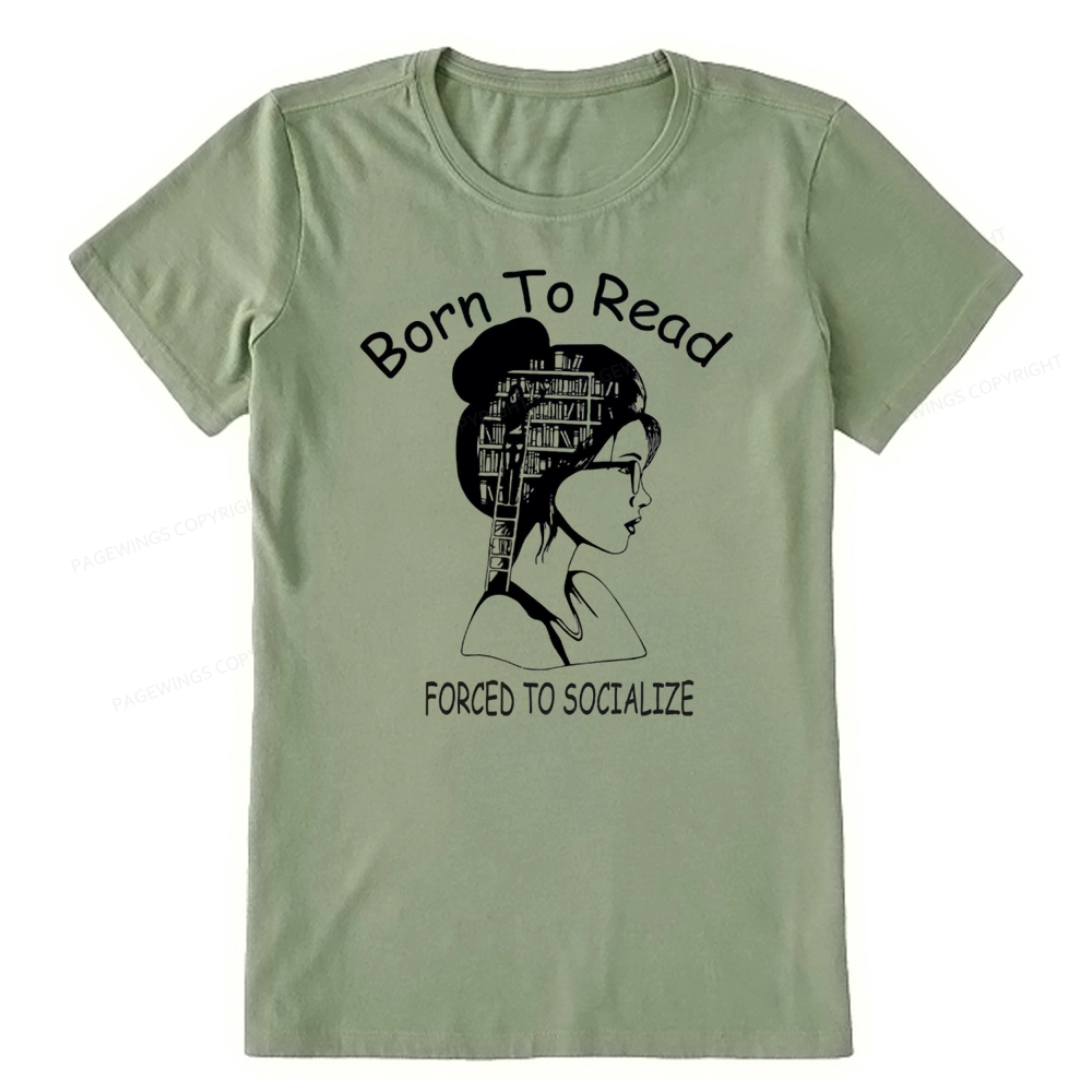 Pagewings Born To Read Unisex Classic T-shirt
