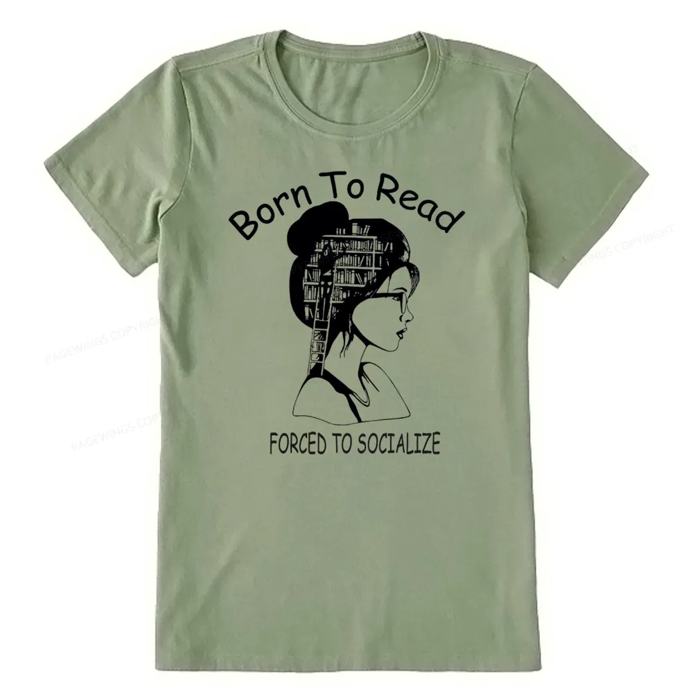 Pagewings Born To Read Unisex Classic T-shirt