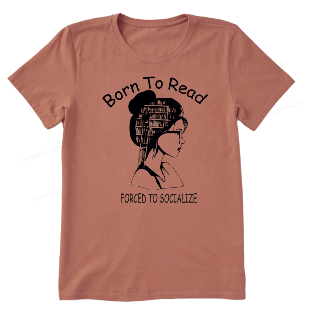 Pagewings Born To Read Unisex Classic T-shirt