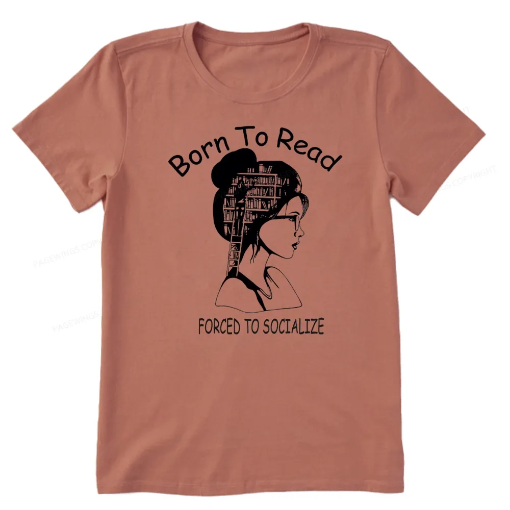 Pagewings Born To Read Unisex Classic T-shirt
