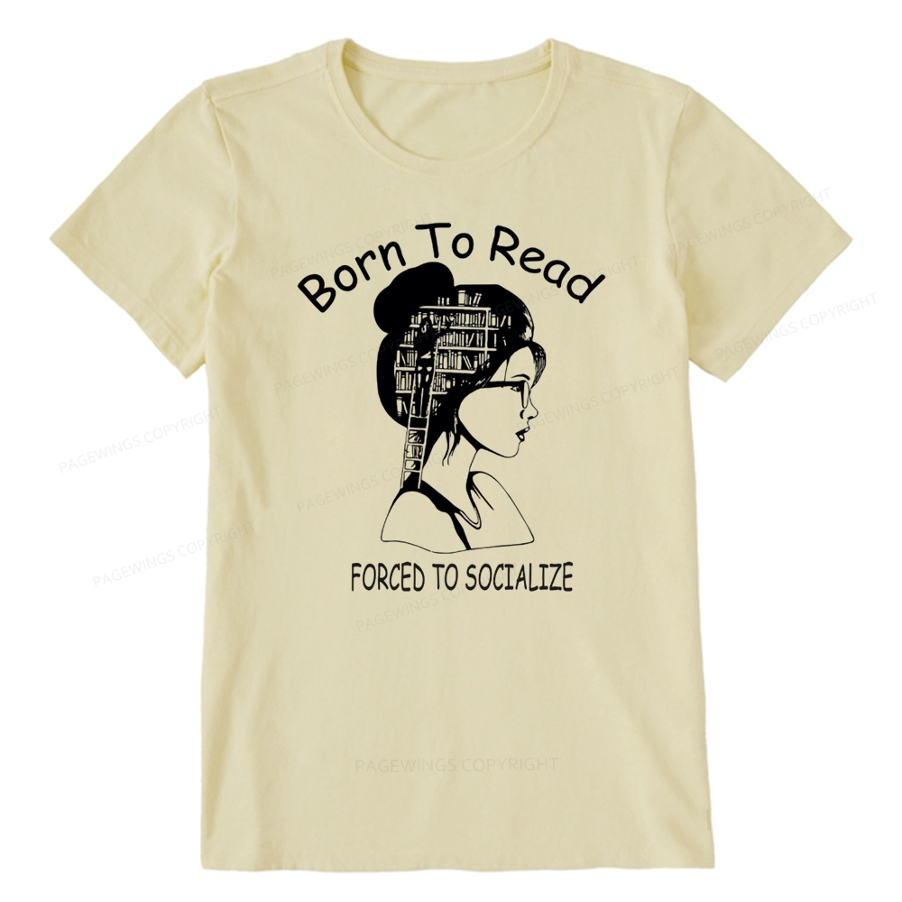 Pagewings Born To Read Unisex Classic T-shirt