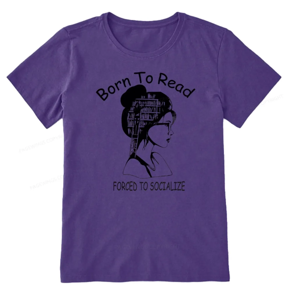 Pagewings Born To Read Unisex Classic T-shirt