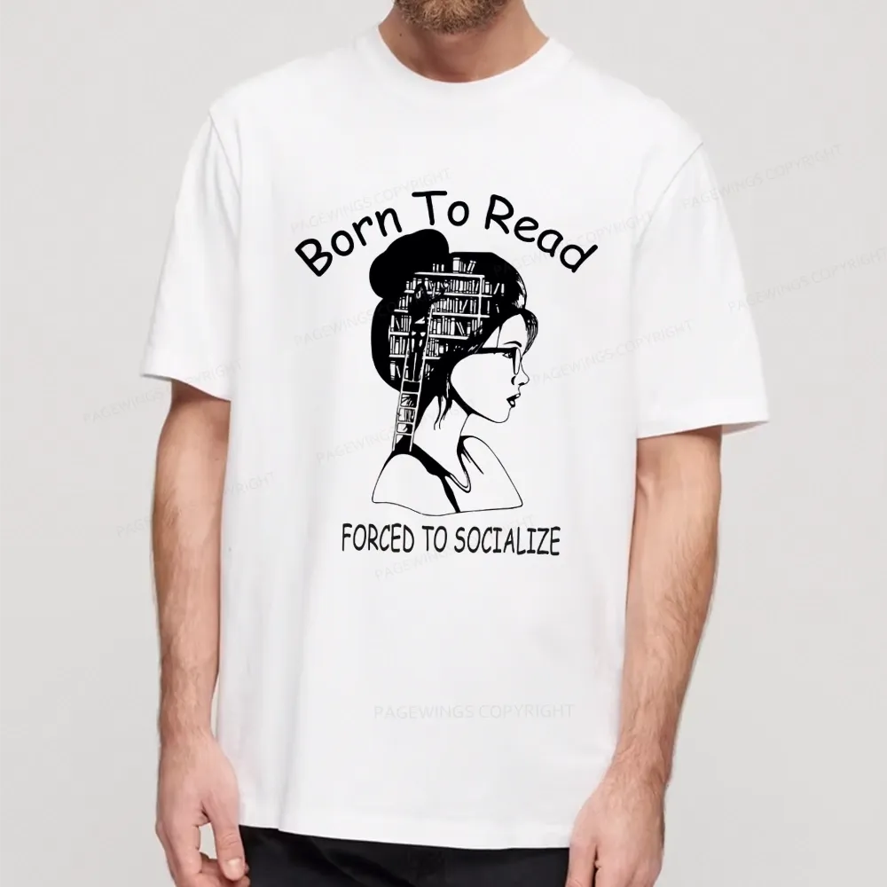 Pagewings Born To Read Unisex Classic T-shirt