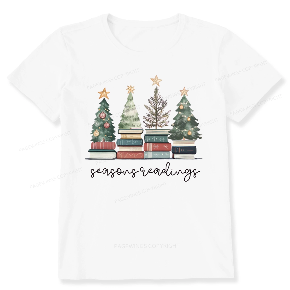 Pagewings Bookish Christmas Unisex Classic T-shirt