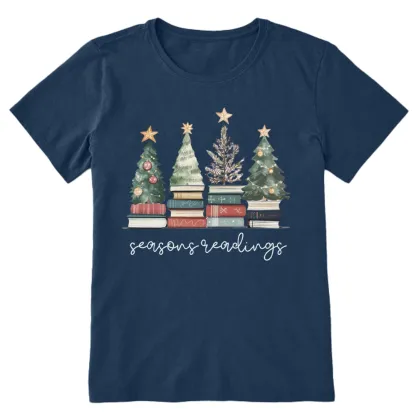 Pagewings Bookish Christmas Unisex Classic T-shirt