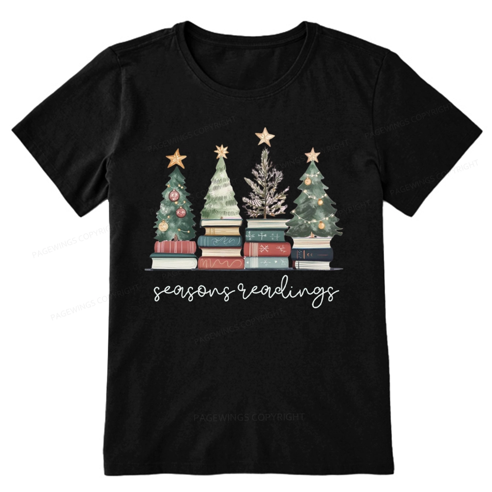 Pagewings Bookish Christmas Unisex Classic T-shirt