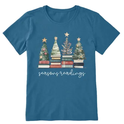 Pagewings Bookish Christmas Unisex Classic T-shirt