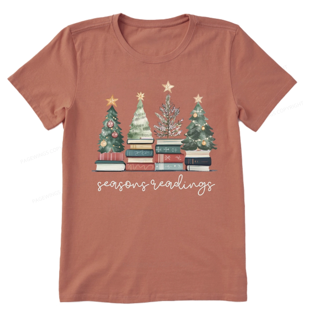 Pagewings Bookish Christmas Unisex Classic T-shirt