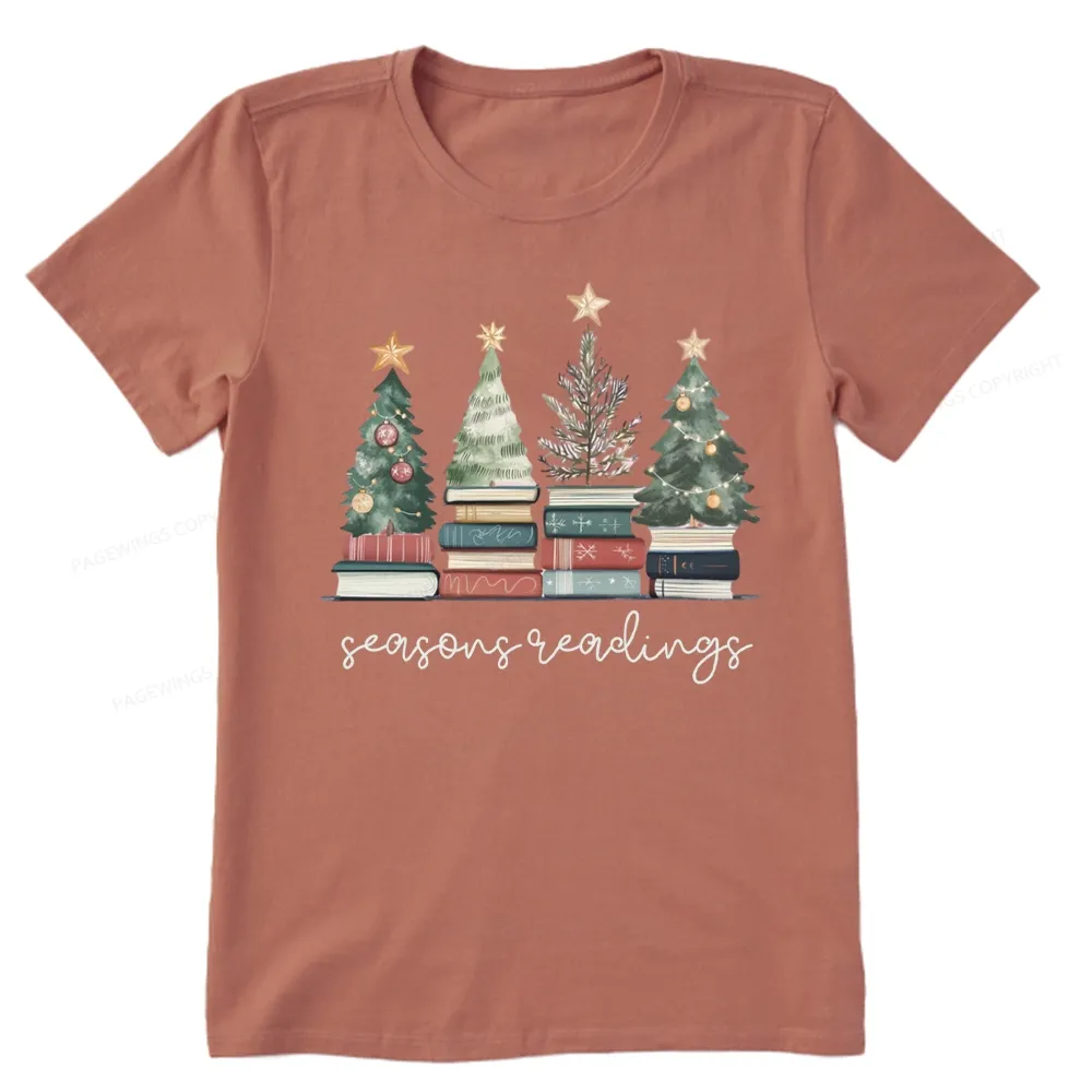 Pagewings Bookish Christmas Unisex Classic T-shirt