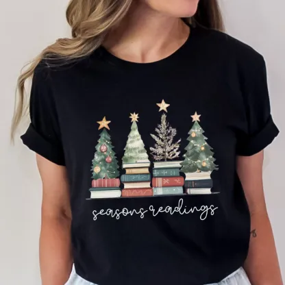 Pagewings Bookish Christmas Unisex Classic T-shirt