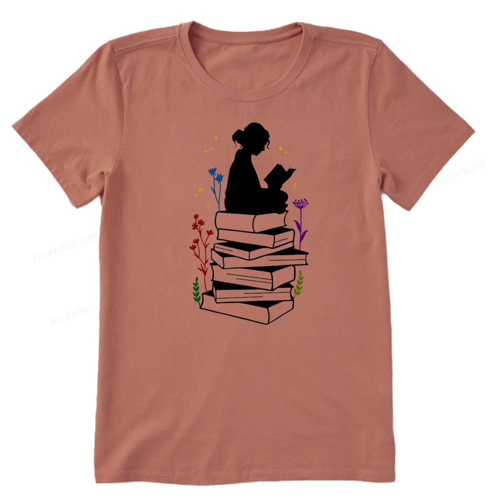 Pagewings Girl Reading Unisex Classic T-shirt