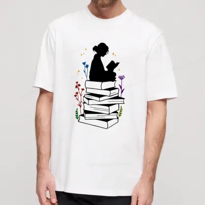 Pagewings Girl Reading Unisex Classic T-shirt