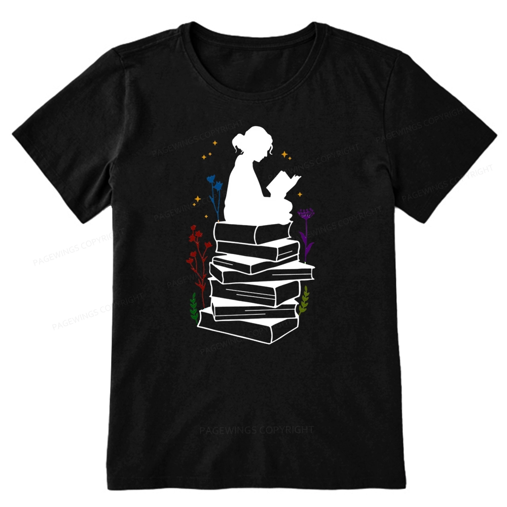 Pagewings Girl Reading Unisex Classic T-shirt