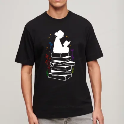 Pagewings Girl Reading Unisex Classic T-shirt