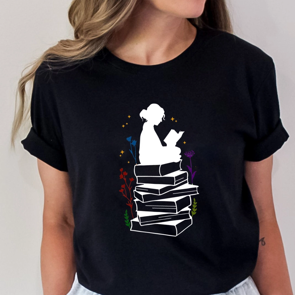 Pagewings Girl Reading Unisex Classic T-shirt