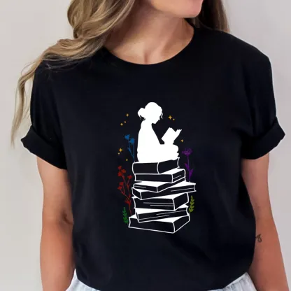 Pagewings Girl Reading Unisex Classic T-shirt