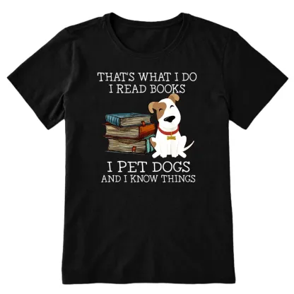 Pagewings That is What I Do I Read Books I Pet Dogs Unisex Classic T-shirt
