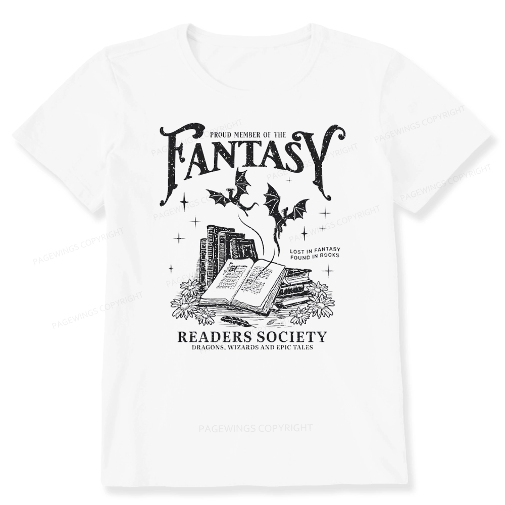 Pagewings Fantasy Readers Society Unisex Classic T-shirt
