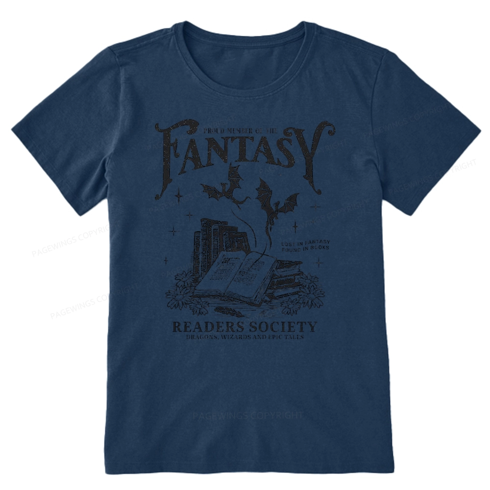Pagewings Fantasy Readers Society Unisex Classic T-shirt