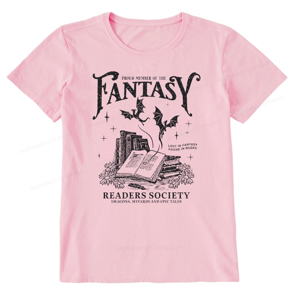 Pagewings Fantasy Readers Society Unisex Classic T-shirt