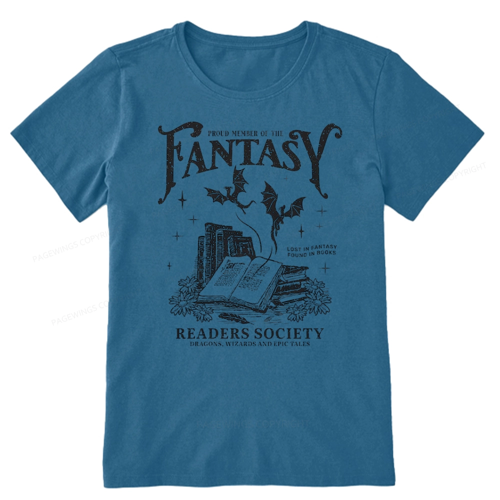 Pagewings Fantasy Readers Society Unisex Classic T-shirt