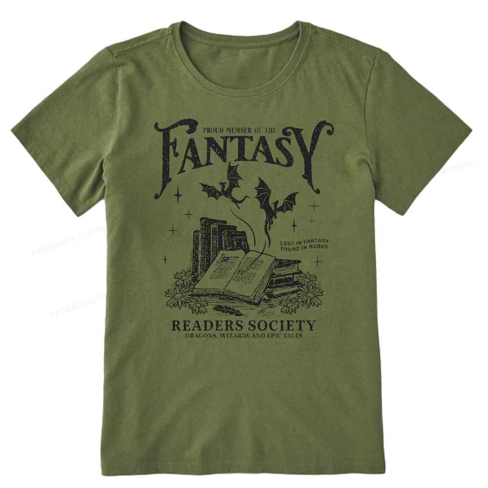 Pagewings Fantasy Readers Society Unisex Classic T-shirt