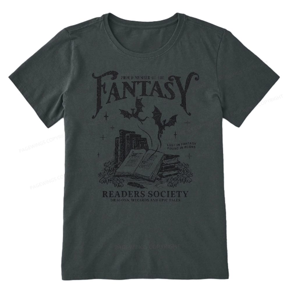 Pagewings Fantasy Readers Society Unisex Classic T-shirt