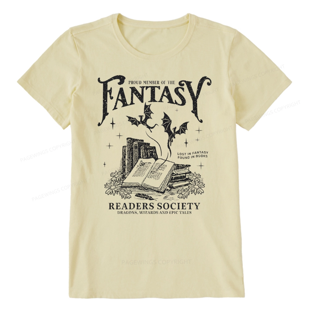 Pagewings Fantasy Readers Society Unisex Classic T-shirt