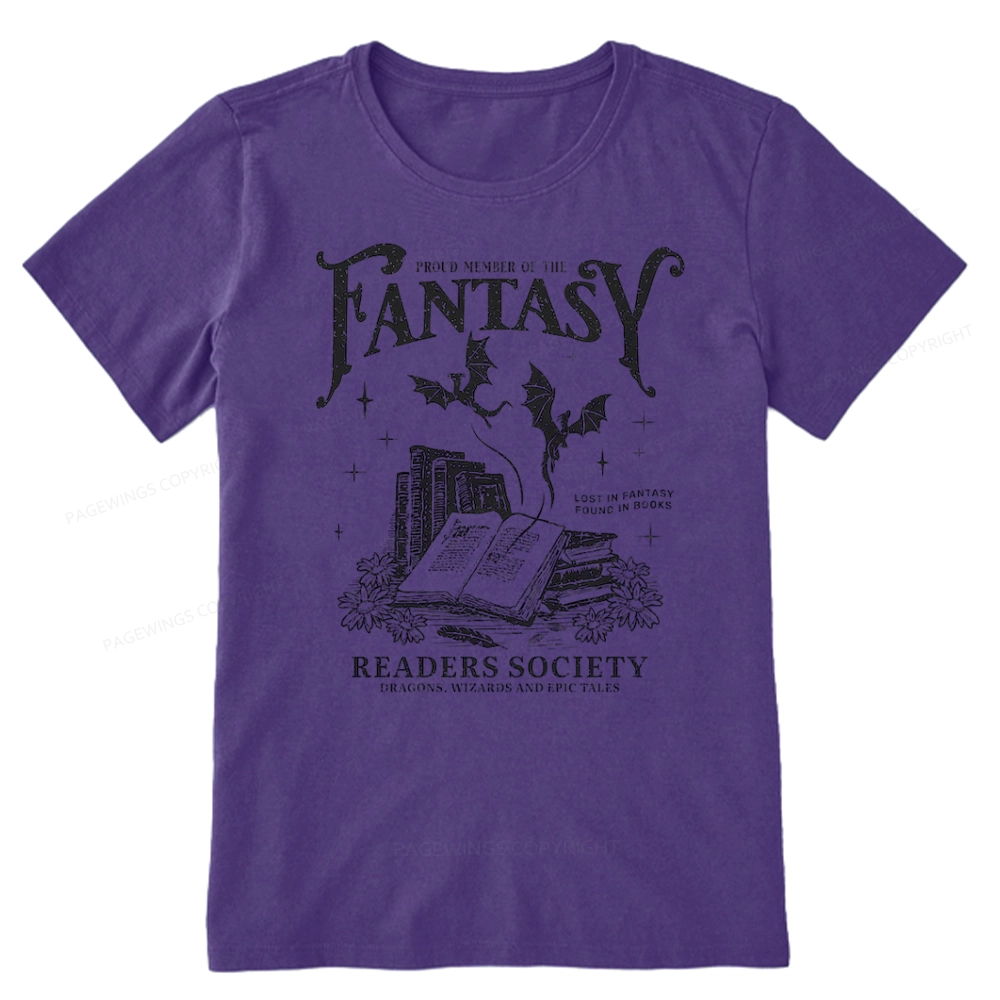 Pagewings Fantasy Readers Society Unisex Classic T-shirt